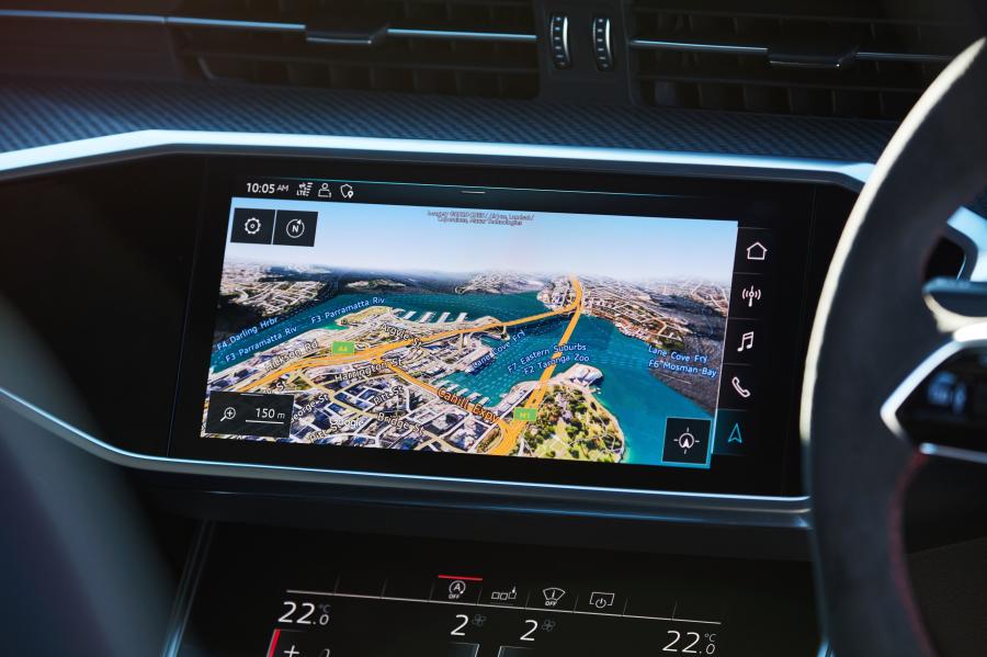 Детали интерьера Audi RS6 Avant 2020 года  (AU) (фото 23 из 35)